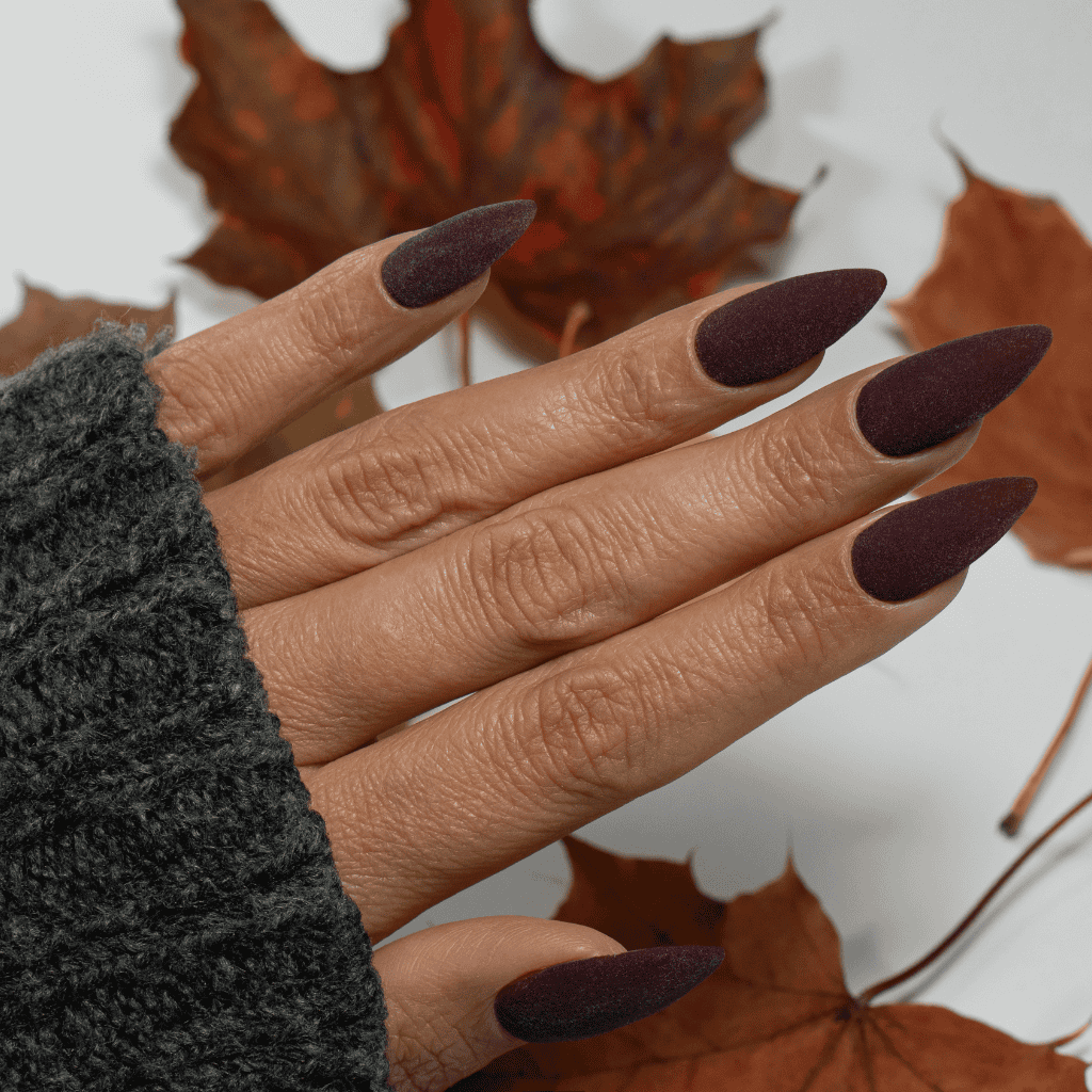 berry plum fall nail color